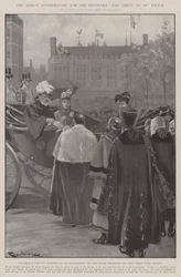 De Dankzegging van de Koning voor zijn Herstel, de Rit naar St Paul